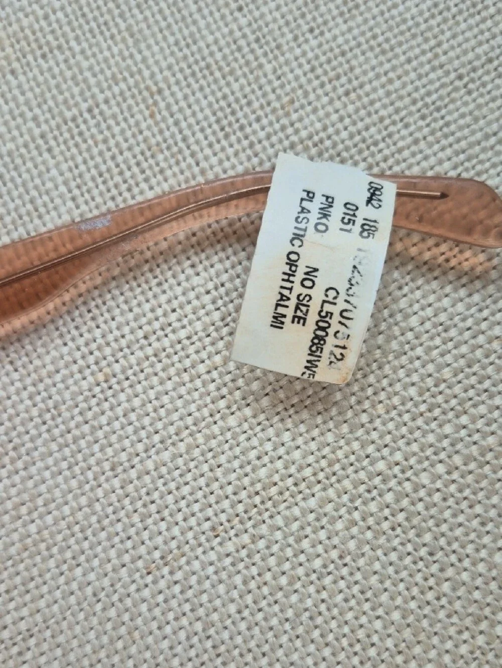 Nwt Authentic Celine Women's Rose-Tinted Transparent Optical Glasses